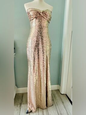 City Triangles Multicolor Iridescent Sequin Dress